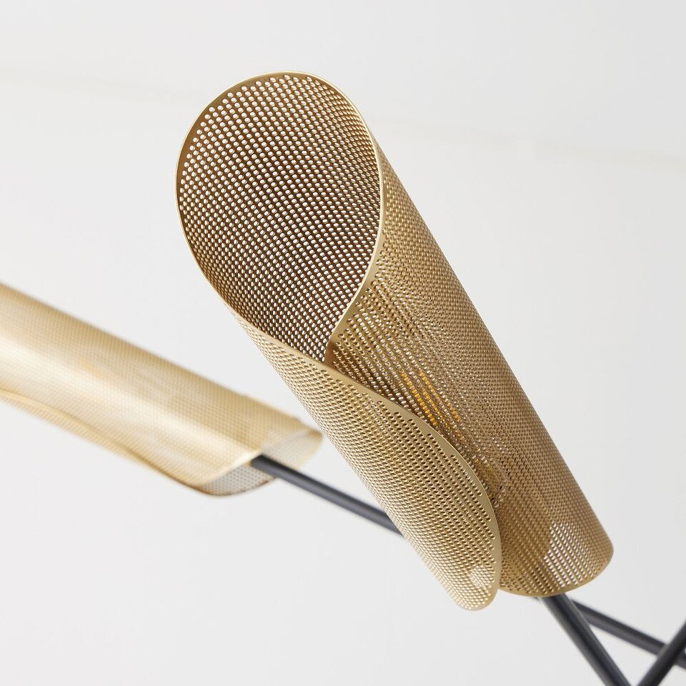 Curl Perforated Chandelier (147 cm) West Elm UK